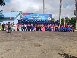 TNI Angkatan Udara Lanud Haluoleo Gelar Upacara Peringatan Hari Bakti Ke-77