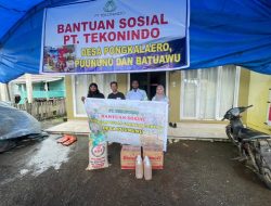 Tingkatkan Hubungan Kekeluargaan Yang Lebih Baik, PT Tekonindo Kembali Salurkan Bansos Kepada Masyarakat Tiga Desa Di Kecamatan Kabaena Selatan