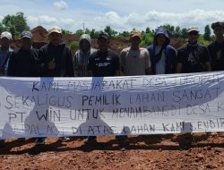 Warga Desa Torobulu-Konsel Merasa Geram Kepada Oknum Yang Masuk Menghentikan Kegiatan Penambangan PT. WIN di Atas Lahan Miliknya