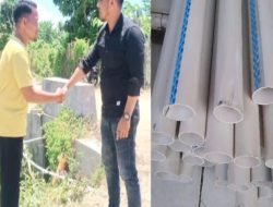 PT. WIN Kembali Menunjukan Kepedulian Dengan Menyalurkan 160 Pipa Air Bersih Kepada Warga Dusun 2 Desa Torobulu – Konsel