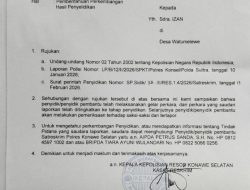 Sempat di Beritakan Oknum Bhabinsa  Ikut Terlibat Dalam Penganiayaan Di Desa Watumelewe- Konsel, Ternyata Sangat Tidak Berdasar