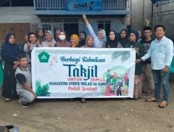 Mahasiswa IAI Rawa Aopa kelas hybrid wolasi Gelar Aksi Bagi-Bagi Takjil, Wujudkan Kampus IAI Rawa Aopa Peduli bersama